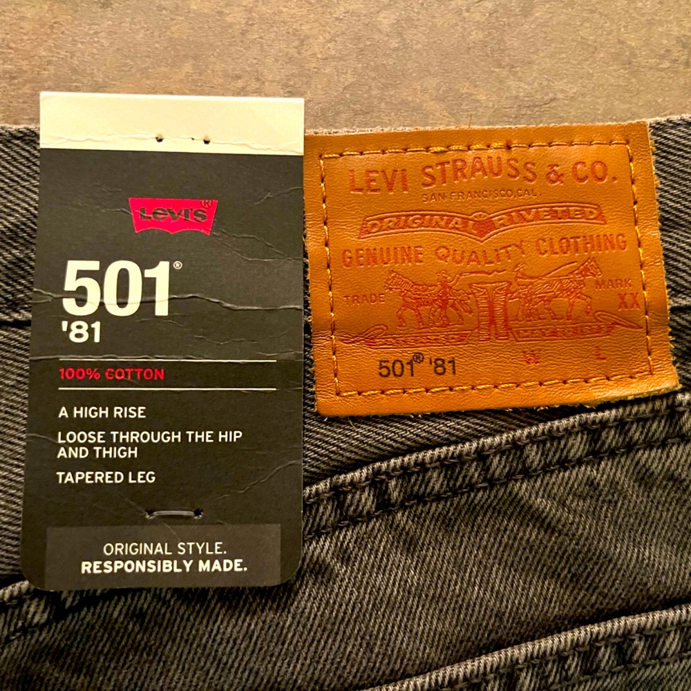 Levi’s 501 Black Jeans